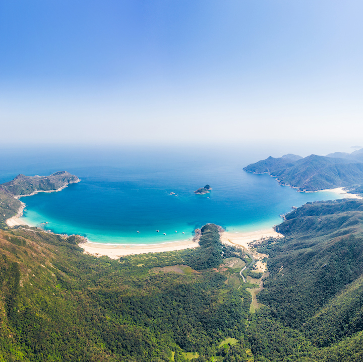 View from the peak of Sharp-peak, Sai Kung, Hong Kong